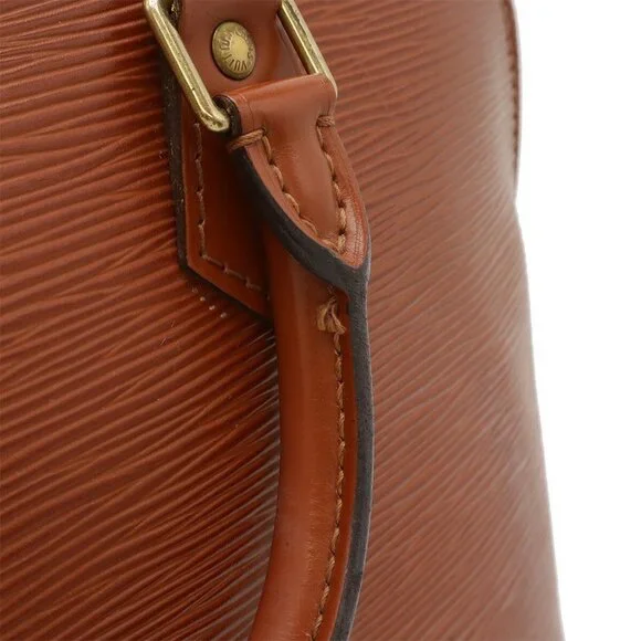 LOUIS VUITTON Brown Leather Alma Bag - Picture 7 of 9
